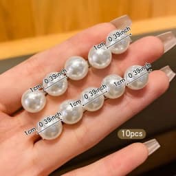 10pcs Imitation Pearl Hair Clips Elegant Stylish Hair Accessories for Girls Perfect Daily Weddings Special Occasions Headwear