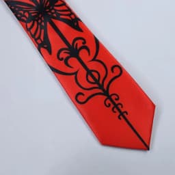 Anime Danganronpa Celestia Ludenberg Cosplay Necktie Unisex Halloween Party printing Tie Costume Accessories Gift