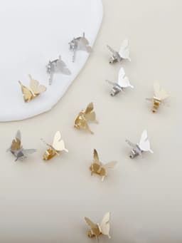 6PCS/12PCS Ladies Metal Butterfly Small hair claw Street Punk style Personality Hair accessories Hairpin Braided hair Decorative