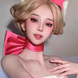 Tom Dream Cat Large Bow Hairpin Neck Necklace Girlfriend Cos Necklace Wig Grab Clip Headdress