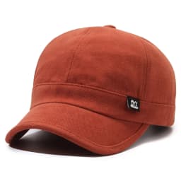 Vintage-Inspired Baseball Cap Adjustable Sun-Protective Street Style Hat Short Brim Woven Fabric Classic Fashion Accessory