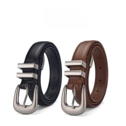 Internet Popular Cowhide Belt Women's Fashionable Versatile Decorative Dress Jeans Leather Belt