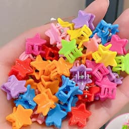 50PCS Fashionable Cute Children Hair Grab Clip Female Side Clip Cute Princess Hair Card Jewelry Head Flower Mini Small Hair Clip