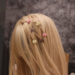 50PCS Fashionable Cute Children Hair Grab Clip Female Side Clip Cute Princess Hair Card Jewelry Head Flower Mini Small Hair Clip