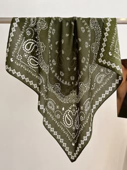 70cm Cashew Print Square Scarf Women’s Breathable Imitation Silk Bandanna Luxury Female Neckerchief Fashion Hijab Spring/Summer