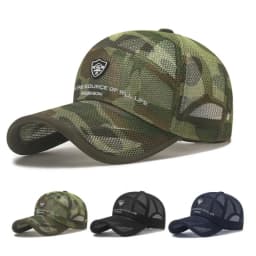 Summer Full Mesh Quick Drying Baseball Cap Breathable Net Sunhat Men Women Outdoor Anti-UV Tennis Golf Hiking Sports Cap Visors