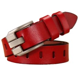 Real Leather Belt Wholesale Women Genuine 105 115cm Vintage Pin Buckle Cowhide With Wide Fashion New Design Jeans Many Colors