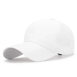 Breathable Mesh Baseball Cap Unisex Casual Style Polyester Hat Lightweight Solid Color Adjustable Sun Cap for Outdoor