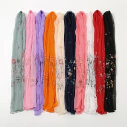 Flower Printed Hijab Georgette Long Scarf For Woman Muslim Shawl Sun Protection Wrap Ladies Beach Headband Wholesale 160*50cm