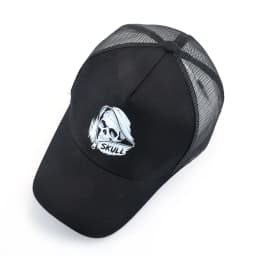 Summer Baseball Cap Outdoor Breathable Mesh Trucker Cap Men Women Printing Skull Snapback Hip Hop Caps Adjustable Visor Cap