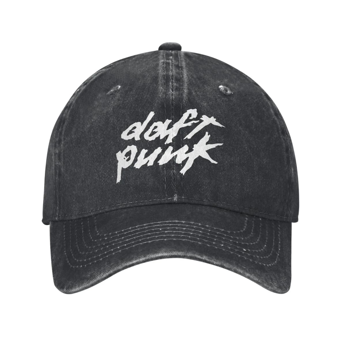 Daft Punk White Script Casual Baseball Cap Outdoor Sport Trucker Hat Summer High Quality Unisex-Teens Streetwear Baseball Caps