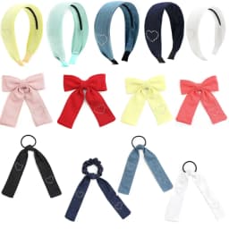 Cotton Ribbon Hairband Cute Hairpins Girls Hair headband Barrettes Solid Clip Kids Headwear Fashion Hot Diamond Love Hair Acces