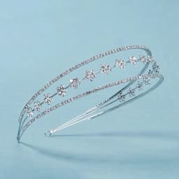 Fashion Crystal Triple Layers Flower Princess Hair Bands Birthday Party Valentine's Day Headpieces Bridesmaid Gifts