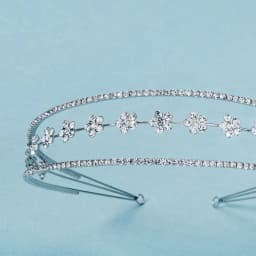 Fashion Crystal Triple Layers Flower Princess Hair Bands Birthday Party Valentine's Day Headpieces Bridesmaid Gifts