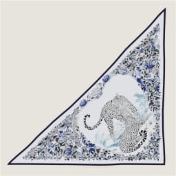 POBING 30% Silk 70% Cashmere Scarf Women Hand Rolled Fashion Print Triangle Scarves Wraps Bandana Big Hijabs Female Foulard
