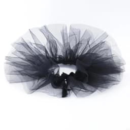 E56A Ruffled Mesh Collar Jabot Collar Halloween Dressingup Neckpiece Detachable Collar for Easter Festival Stage Performances