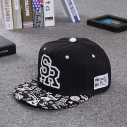 2024 NEW fashion embroidery letter SR baseball cap hip hop hat men and women outdoor sports and leisure flat shade snapback cap