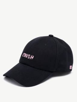 New Arrival Unisex Embroidery "crush" Baseball Caps Black Embroidered Initials Dad Hat 100% Cotton Baseball Caps for Four Season