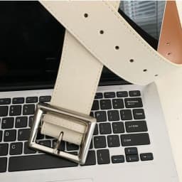 Retro Jeans Decor Wide Belt Square Buckle Width Pu Waistbands Suede Spicy Girl Trouser Decoration Daily