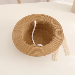 Cute Bow Lace Girls Straw Hat Spring Summer Breathable Sunshade Kids Sun Hat Outdoor Travel UV Protection Children Panama Cap