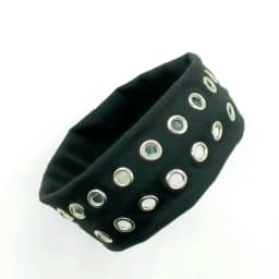 Y2K Girl Hollowed Out Wide Elastic Headband With Eyelets Punk Headwrap Rock Grunge Stretchy Headbands for Women Hair Accessories