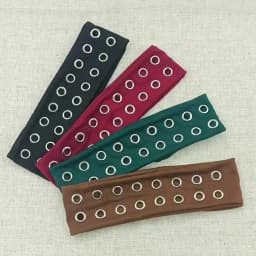 Y2K Girl Hollowed Out Wide Elastic Headband With Eyelets Punk Headwrap Rock Grunge Stretchy Headbands for Women Hair Accessories