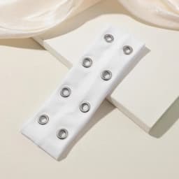 Y2K Girl Hollowed Out Wide Elastic Headband With Eyelets Punk Headwrap Rock Grunge Stretchy Headbands for Women Hair Accessories