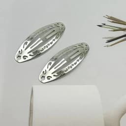 Y2K Style Women's Metal Hair Clips Set of 4/2 Fashionable BB Edge Clips for Daily Use