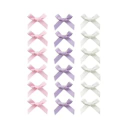 18pcs Women Hair Accessories Set Colorful Ribbons Bows Hair Clips Cute Hair Claw Straps Fashionable Sweet Silk Ribbon Hairpin