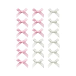18pcs Women Hair Accessories Set Colorful Ribbons Bows Hair Clips Cute Hair Claw Straps Fashionable Sweet Silk Ribbon Hairpin