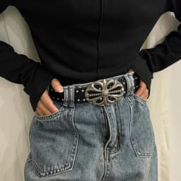 Unisex Jeans Belt Female Punk Gothic Wide Belts For Women Luxury Brands Hollow Cross Hearts Men's belt Male Rivet Waistband