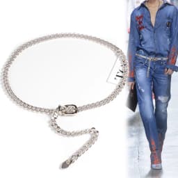 Fashion Metal Waist Chain Simple Dress Corset Waist Belt Unisex Body Jewelry Accessories for Parties Special Occasions