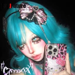 Heavy Industry Gothic Lolita Cosplay Black Pink Lolita Lovely Japanese Girl Harajuku Subculture Bow Lace Love Pearl Headband