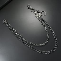 Hip hop punk skull pendant multi-layer pants chain pop metal chain personality waist chain