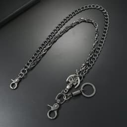 Hip hop punk skull pendant multi-layer pants chain pop metal chain personality waist chain