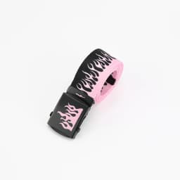 Hip Hop StreetFashion Men's Canvas Belt Male Personalized Casual Flame Belt Designer Belts For Women Cowboy Strap Punk Waistband