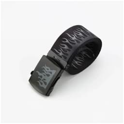 Hip Hop StreetFashion Men's Canvas Belt Male Personalized Casual Flame Belt Designer Belts For Women Cowboy Strap Punk Waistband