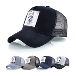 Spring Summer Baseball Cap With Lion Embroidery Patch Snapback Trucker Caps Men Women Drake Baseball Hats Four Season Sun Hat