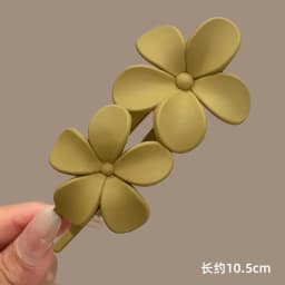 New Hair Clips Accessories Elegant Fashion Frosted Butterfly Flower Barrettes Women Simplicity Hairpins Simple Duckbill Headwear