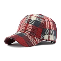 Plaid Pattern Baseball Cap, Sunscreen Snapback Outdoor Breathable Trucker Hat, Casual Dad Hat