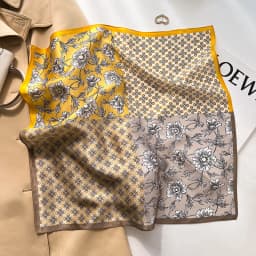 Luxury Brand 100% Real Silk Scarf Women Square Neck Tie Shawls Wraps for Ladies Foulard Scarves Pashmina Female Hijab Bandana