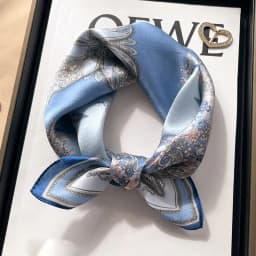 Luxury Brand 100% Real Silk Scarf Women Square Neck Tie Shawls Wraps for Ladies Foulard Scarves Pashmina Female Hijab Bandana