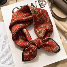 Luxury Brand 100% Real Silk Scarf Women Square Neck Tie Shawls Wraps for Ladies Foulard Scarves Pashmina Female Hijab Bandana