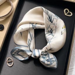 Luxury Brand 100% Real Silk Scarf Women Square Neck Tie Shawls Wraps for Ladies Foulard Scarves Pashmina Female Hijab Bandana