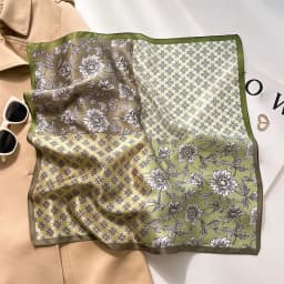 Luxury Brand 100% Real Silk Scarf Women Square Neck Tie Shawls Wraps for Ladies Foulard Scarves Pashmina Female Hijab Bandana
