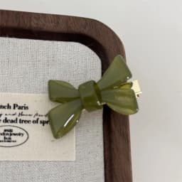 New Korean Bow Hair Clip Elegant Acetate Hair Accessory Hair Clamps Girl Women Duckbill Clip