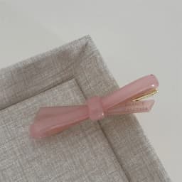 New Korean Bow Hair Clip Elegant Acetate Hair Accessory Hair Clamps Girl Women Duckbill Clip