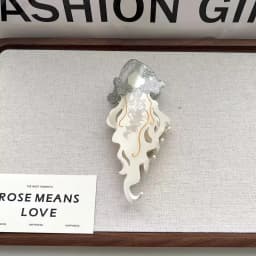 Jellyfish Claw Hair Clips. Unique Casual Island Style. Acetate, Handmade. High-Quality. Fashion-Trendy.