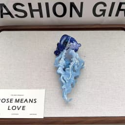 Jellyfish Claw Hair Clips. Unique Casual Island Style. Acetate, Handmade. High-Quality. Fashion-Trendy.