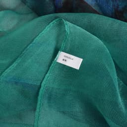 [BYSIFA] Emerald Green Women Long 100% Silk Scarf Printed Chinese Style Water Ink Painting Brand Oblong Silk Shawl Scarves 170cm